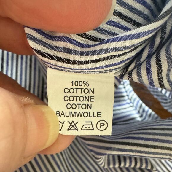 Robert Graham Men’s Long Sleeve Button Down Shirt Size 41/16 - Picture 7 of 9